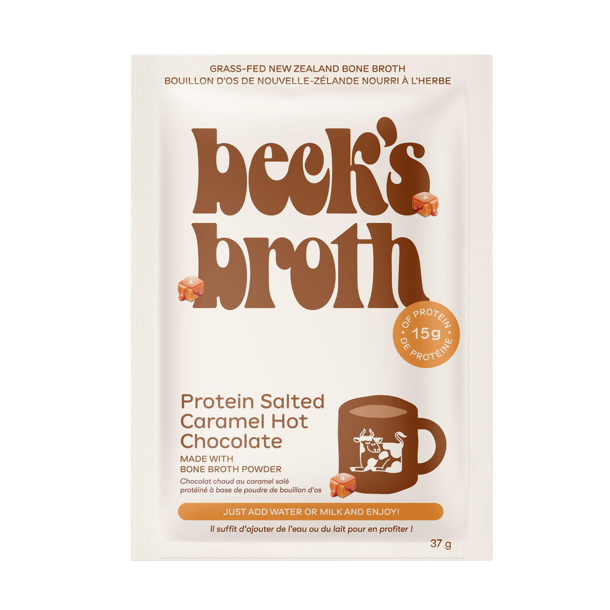 BOCCOM ボッコム　ソルト　S.A.L.T #チョコボーン Beck's Broth - Bone Broth Salted Caramel Hot Chocolate | Coco Market