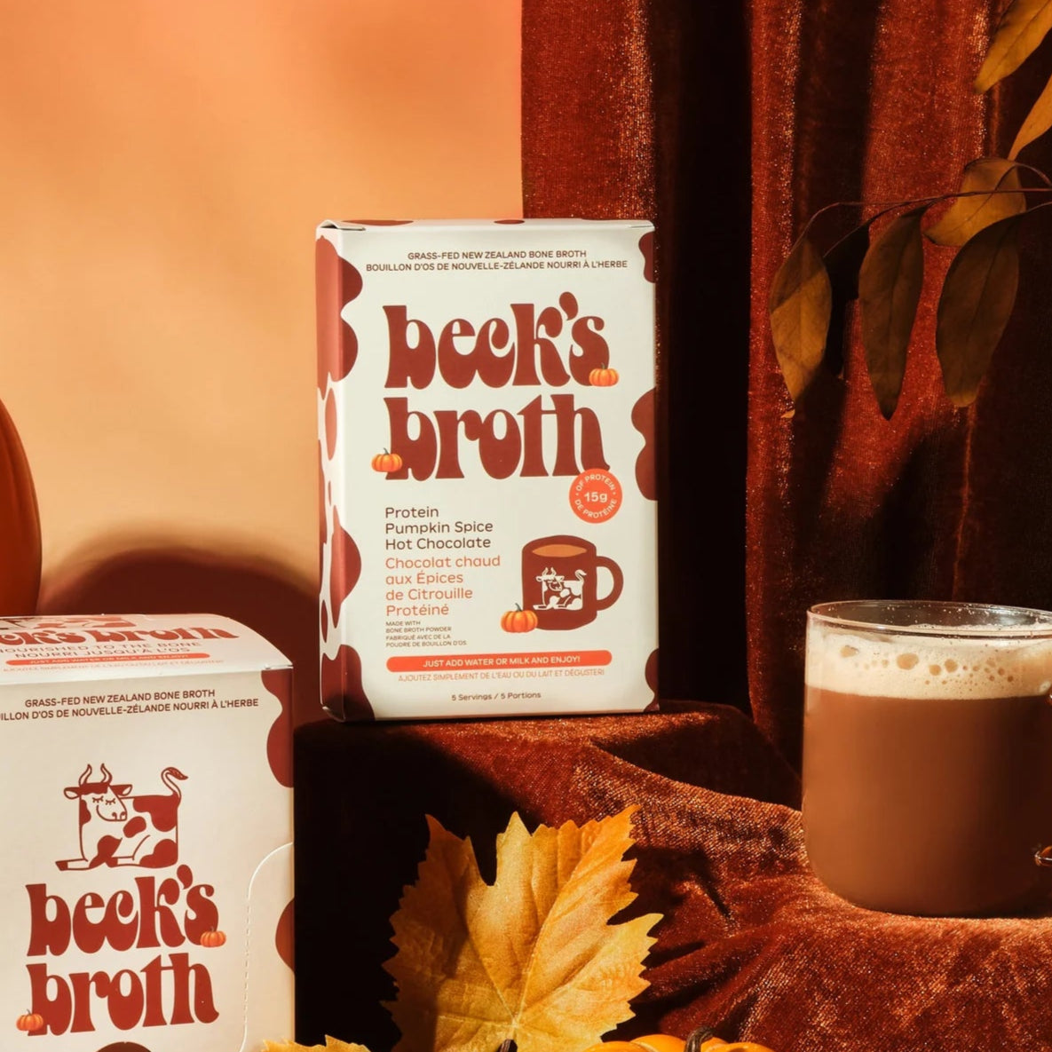 Beck's Broth - Bone Broth Pumpkin Spice Hot Chocolate | Coco Market