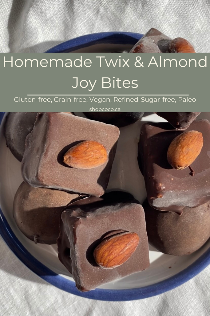 Homemade Twix & Almond Joy Bites