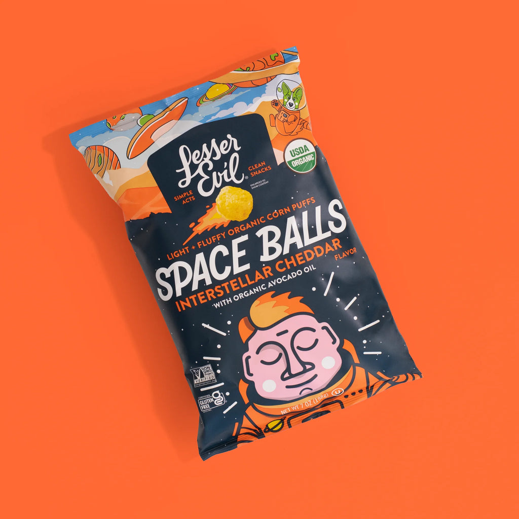 Lesser Evil - Interstellar Cheese Space Balls | Coco Market