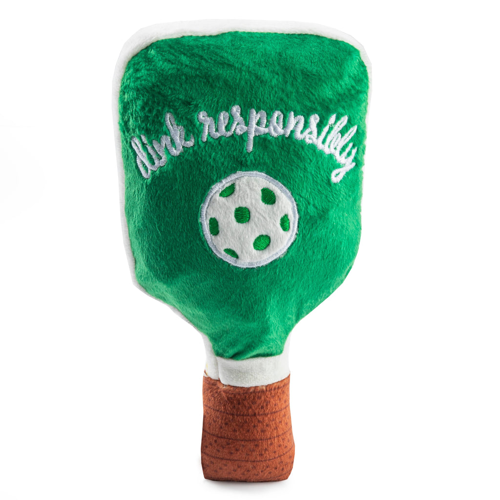 Haute Diggity Dog - Dog Toy | Pickleball Paddle: Green Stripe