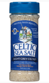 Selina Naturally - Light Grey Celtic Salt Shaker