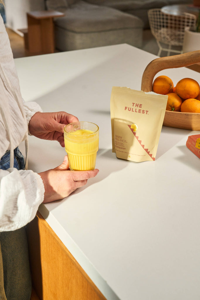 THE FULLEST - Warm Feelings Saffron Latte | 30-Day Supply Bag
