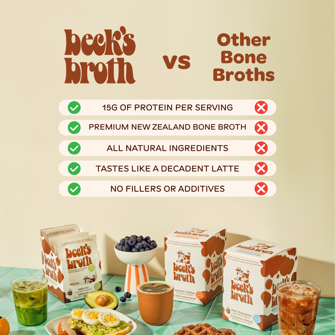 Beck Broth Beck's Broth - Bone Broth Strawberry Matcha | Coco Market