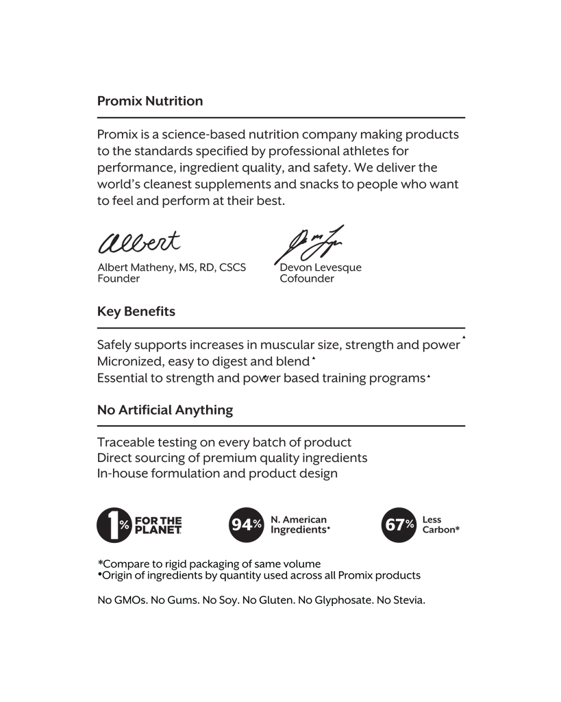 Promix - Non-GMO Creatine