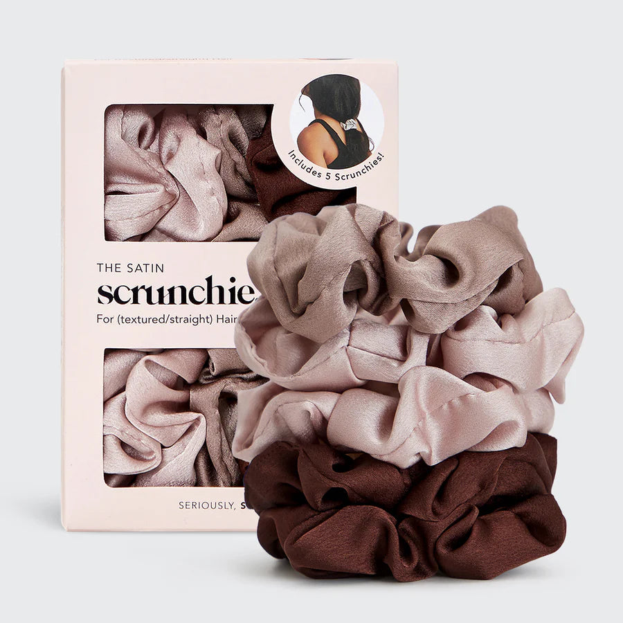 KITSCH - Satin Sleep Scrunchies 5pc