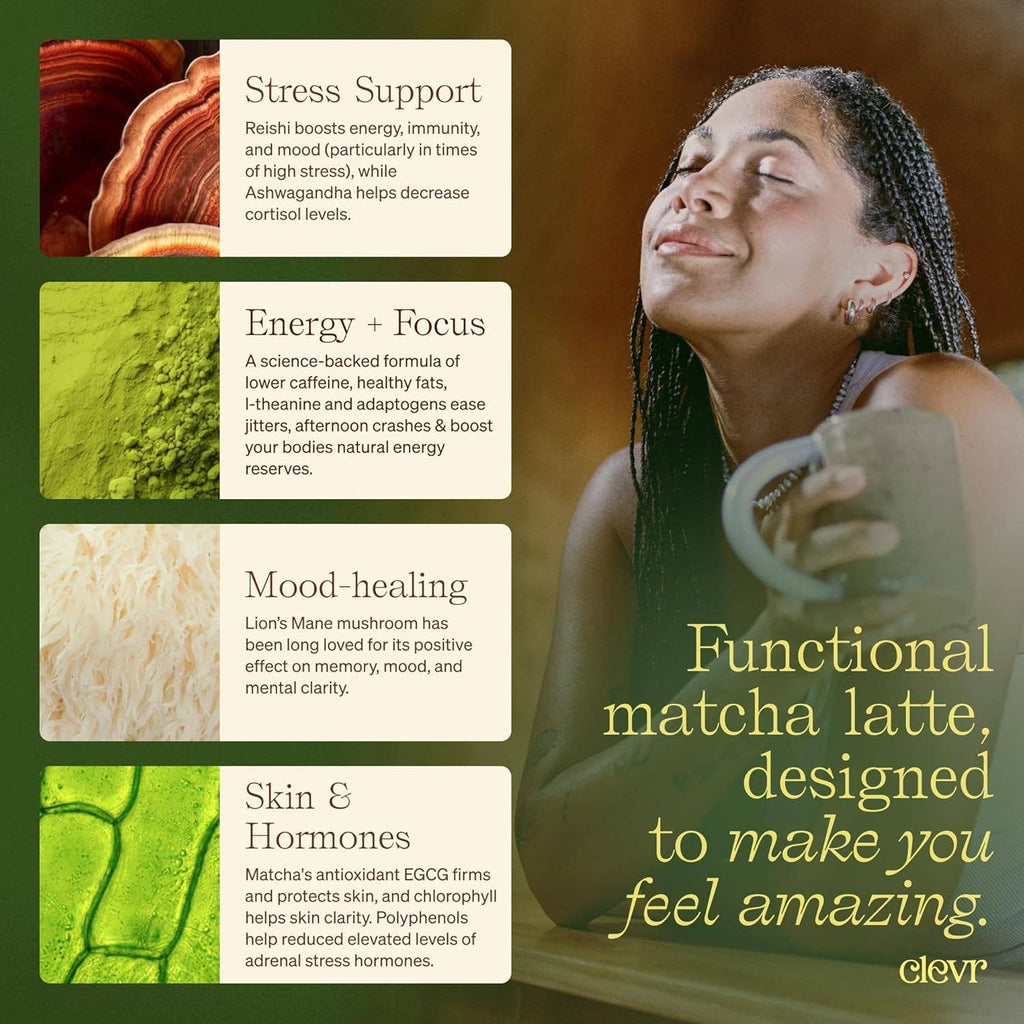 Clevr Blends - Honey Pistachio Matcha SuperLatte