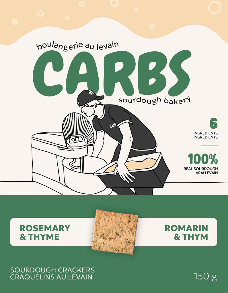 Carbs - Sourdough Crackers