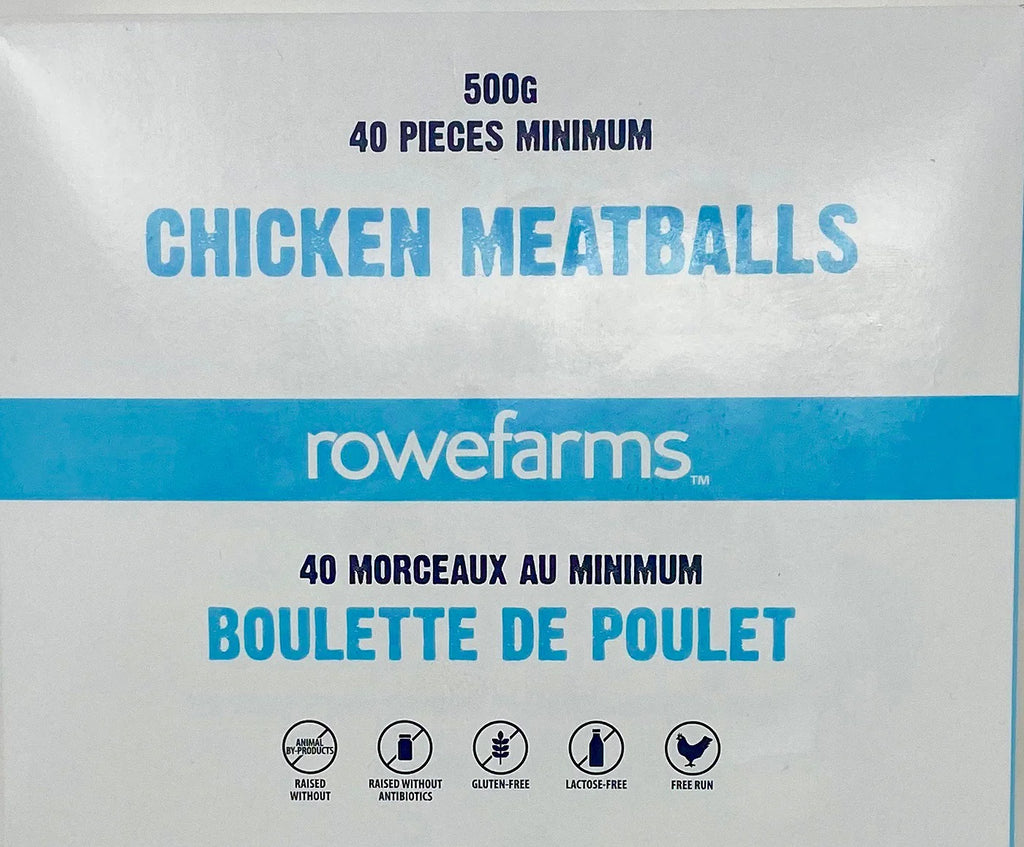 Rowe Farms - Frozen Chicken Meatballs