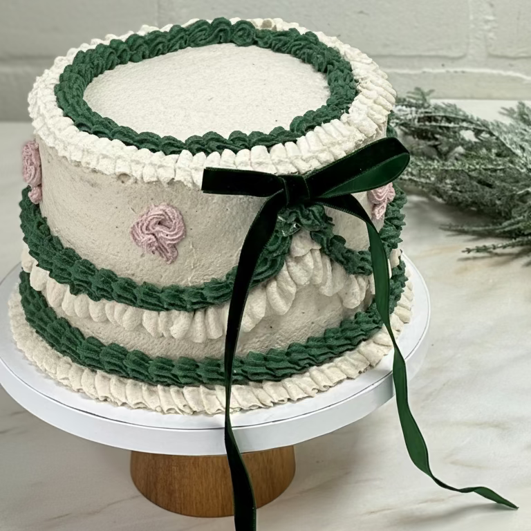 Organic Bytes - Vintage Holiday Cake