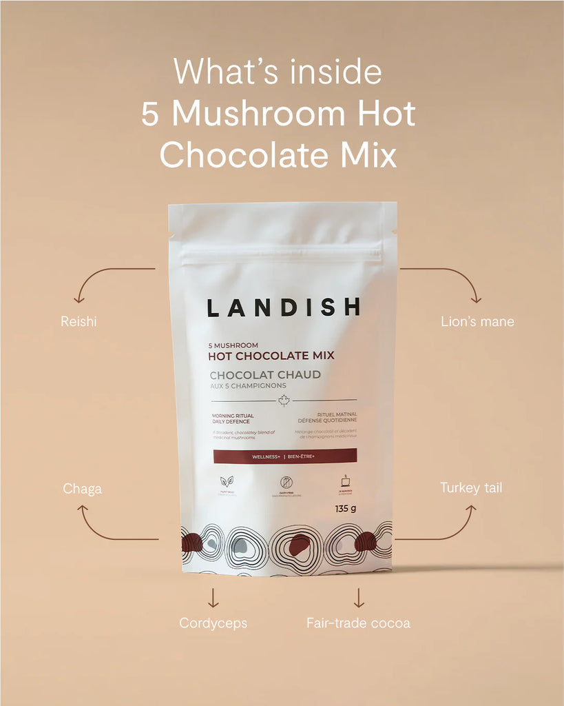 Landish - 5 Mushroom Hot Chocolate Mix