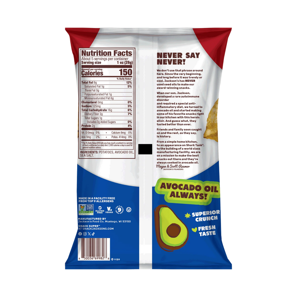 Jackson's - Kettle Cooked Sea Salt Chips
