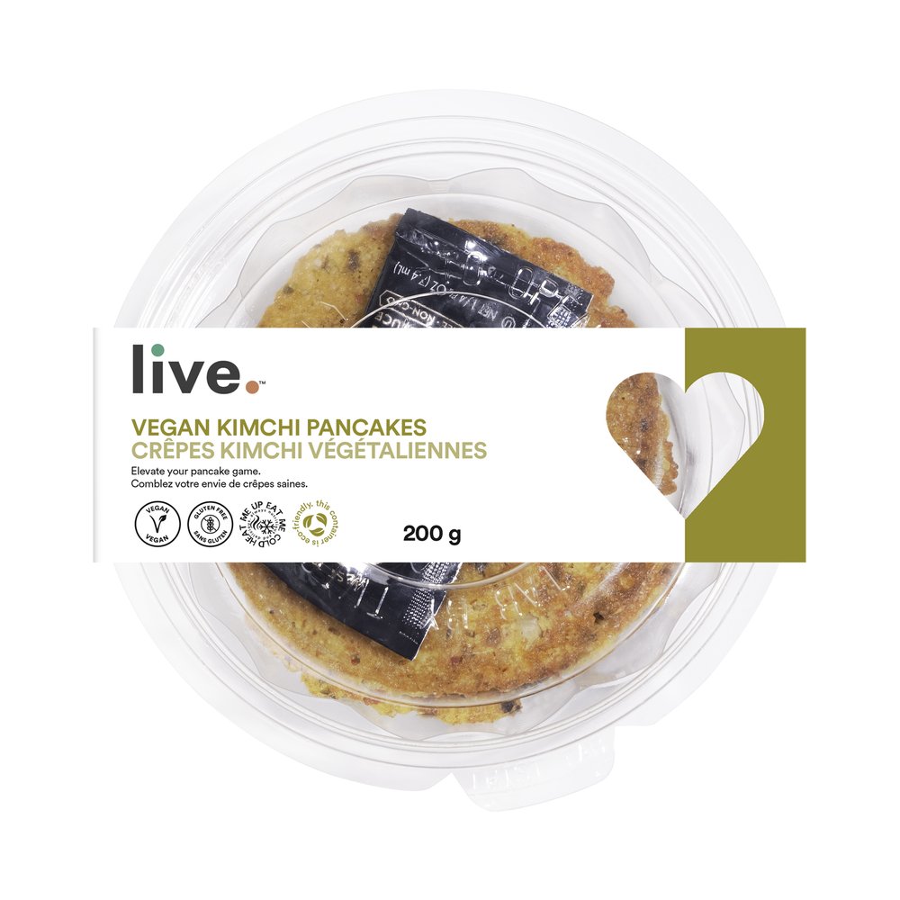 Live - Vegan Mung Bean Kimchi Pancakes