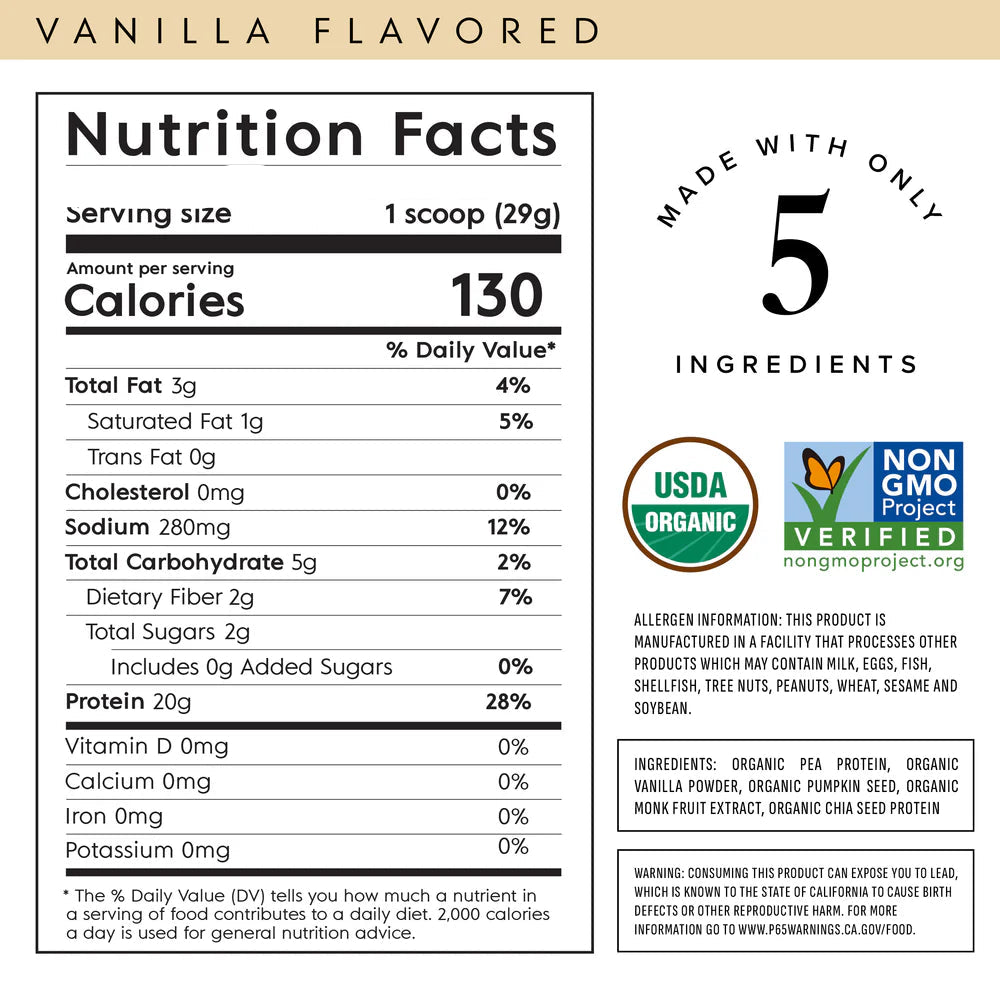 Truvani - Plant Based Protein Powder