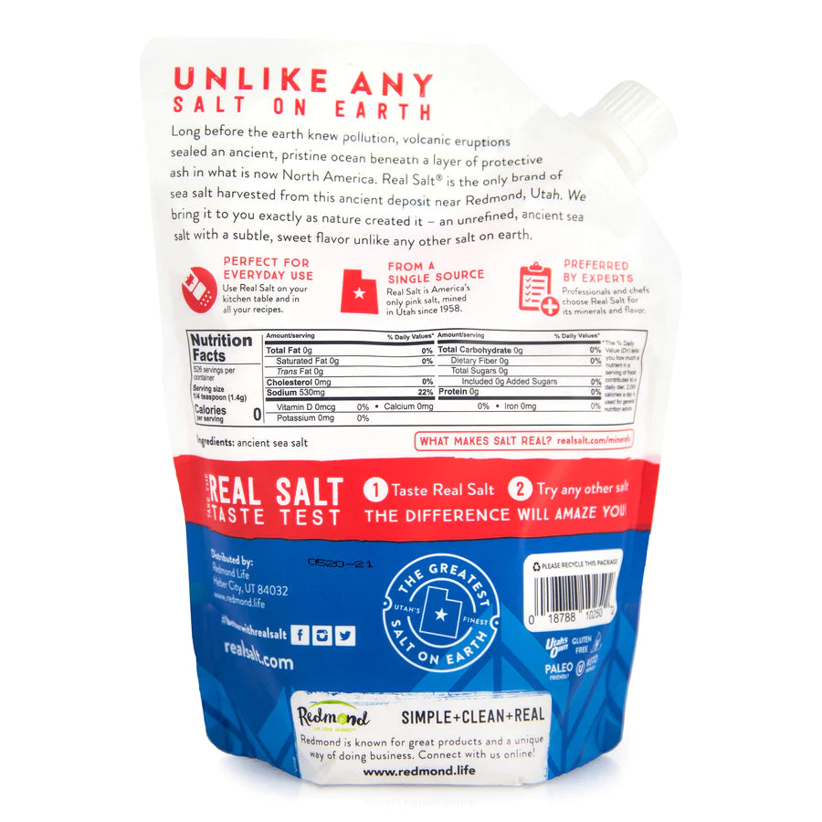 Redmond Real Salt - Ancient Fine Sea Salt | Refill Bag