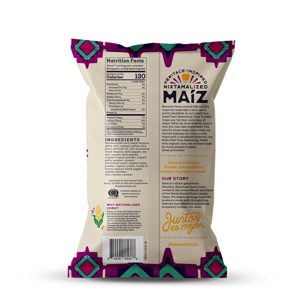 Siete - Maiz Corn Tortilla Chips