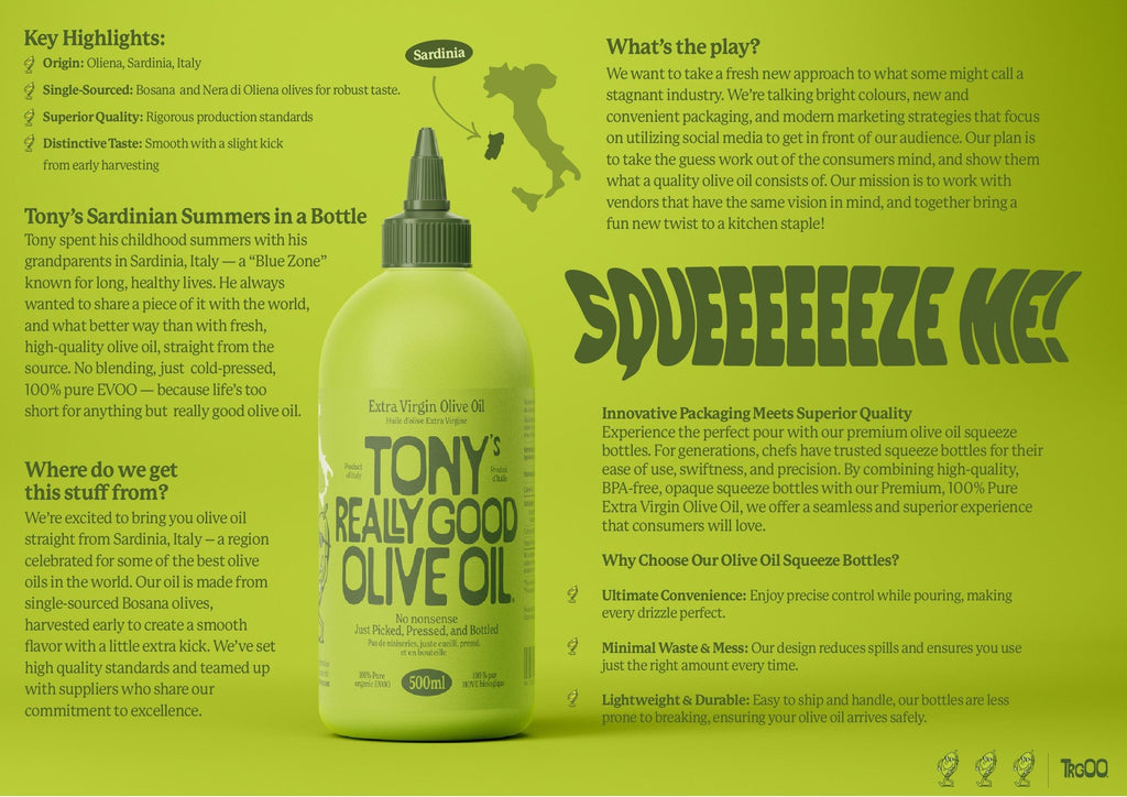 Tony's Really Good Olive Oil - Extra Virgin Olive Oil