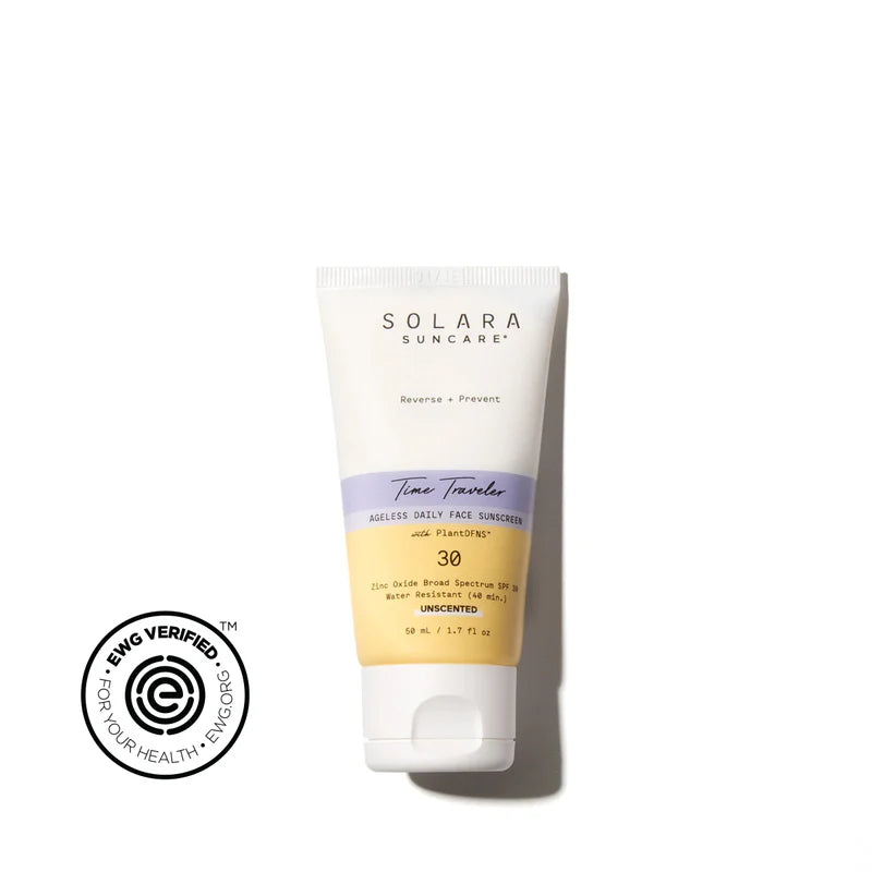 Solara - Time Traveler Active Wear Peptide Face Moisturizer, SPF 30