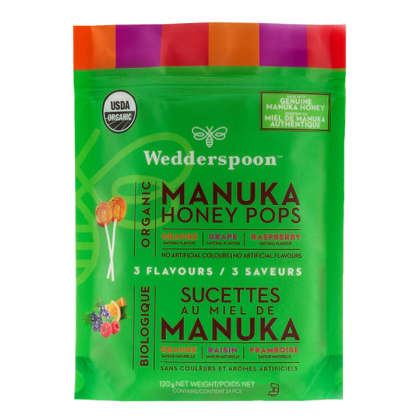 Wedderspoon - Organic Manuka Honey Pops