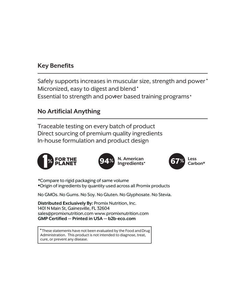 Promix - Non-GMO Creatine