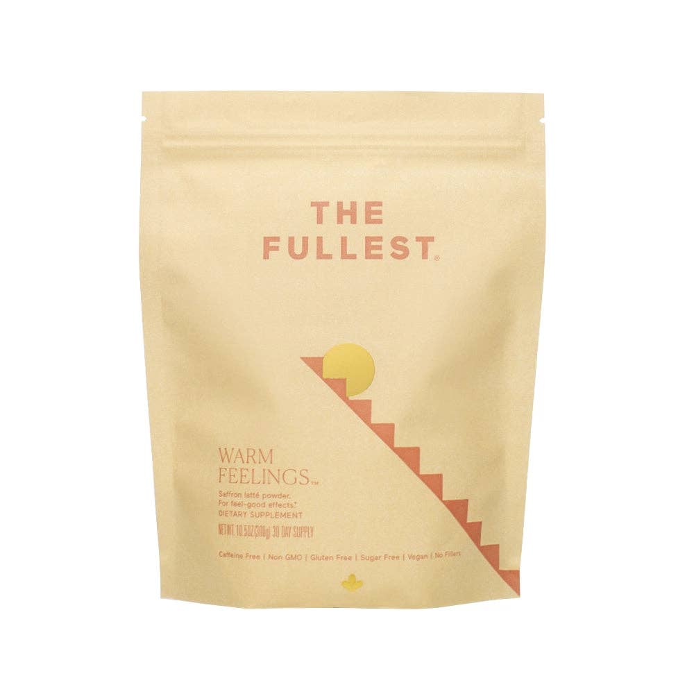 THE FULLEST - Warm Feelings Saffron Latte | 30-Day Supply Bag