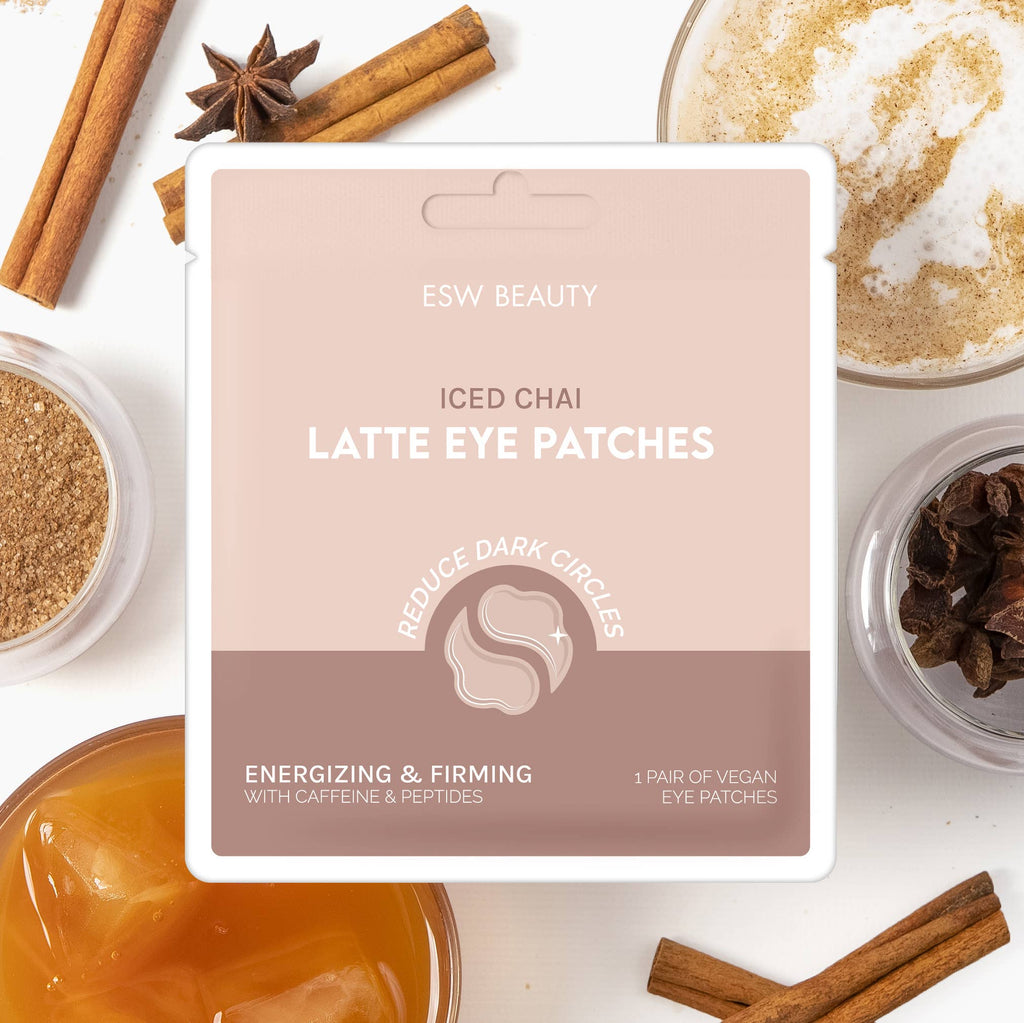 ESW Beauty - Eye Patches: Energizing & Firming | Iced Chai Latte