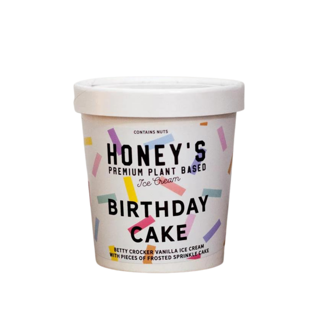 Honey's - Plant-Based Ice Cream: Limited Edition Birthday Cake