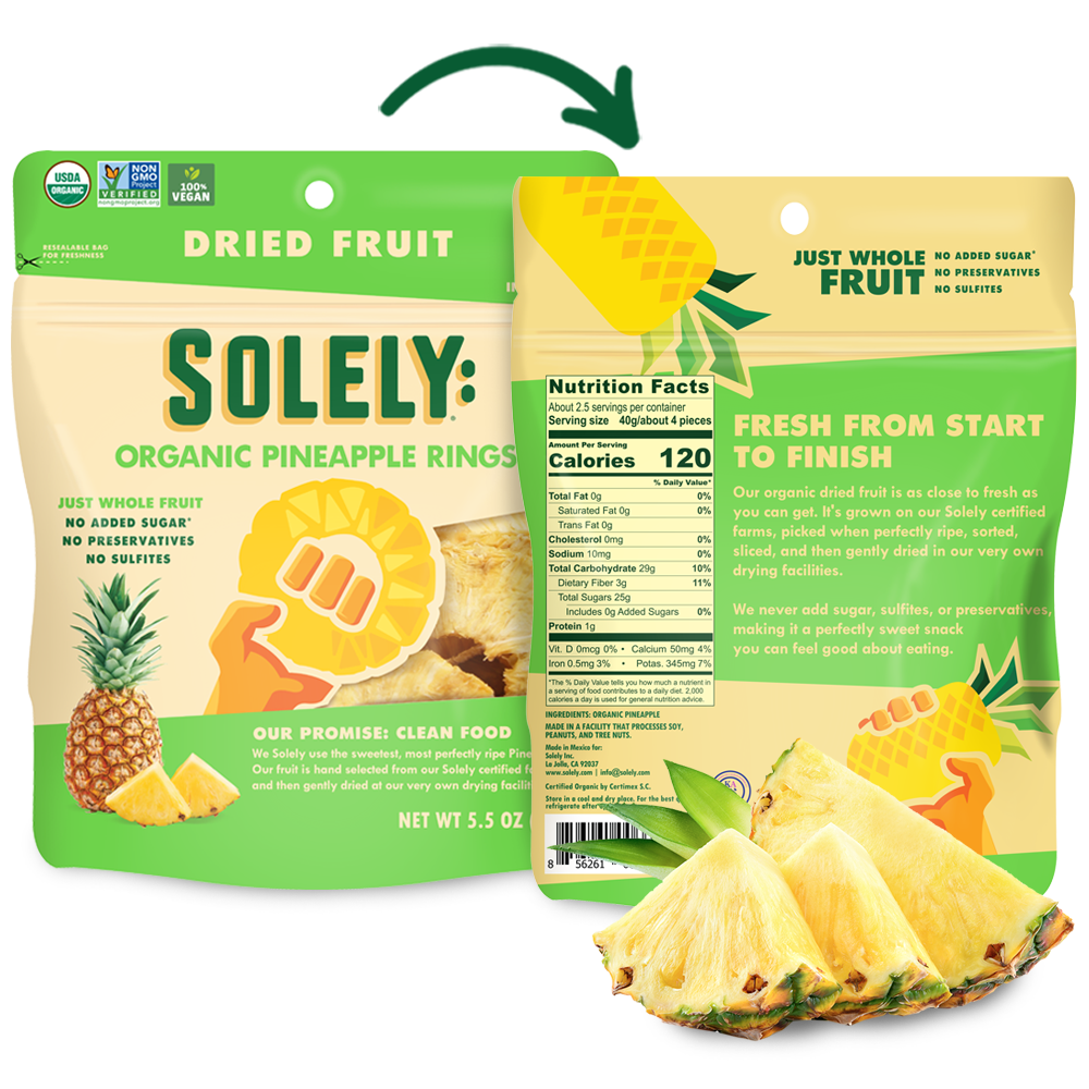 Solely - Organic Pineapple Rings