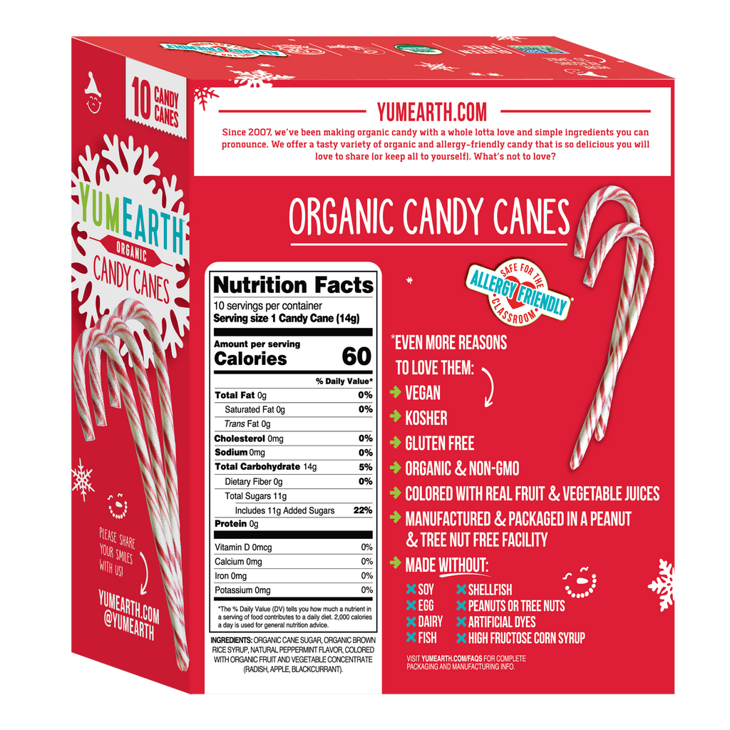 Yum Earth - Organic Candy Canes