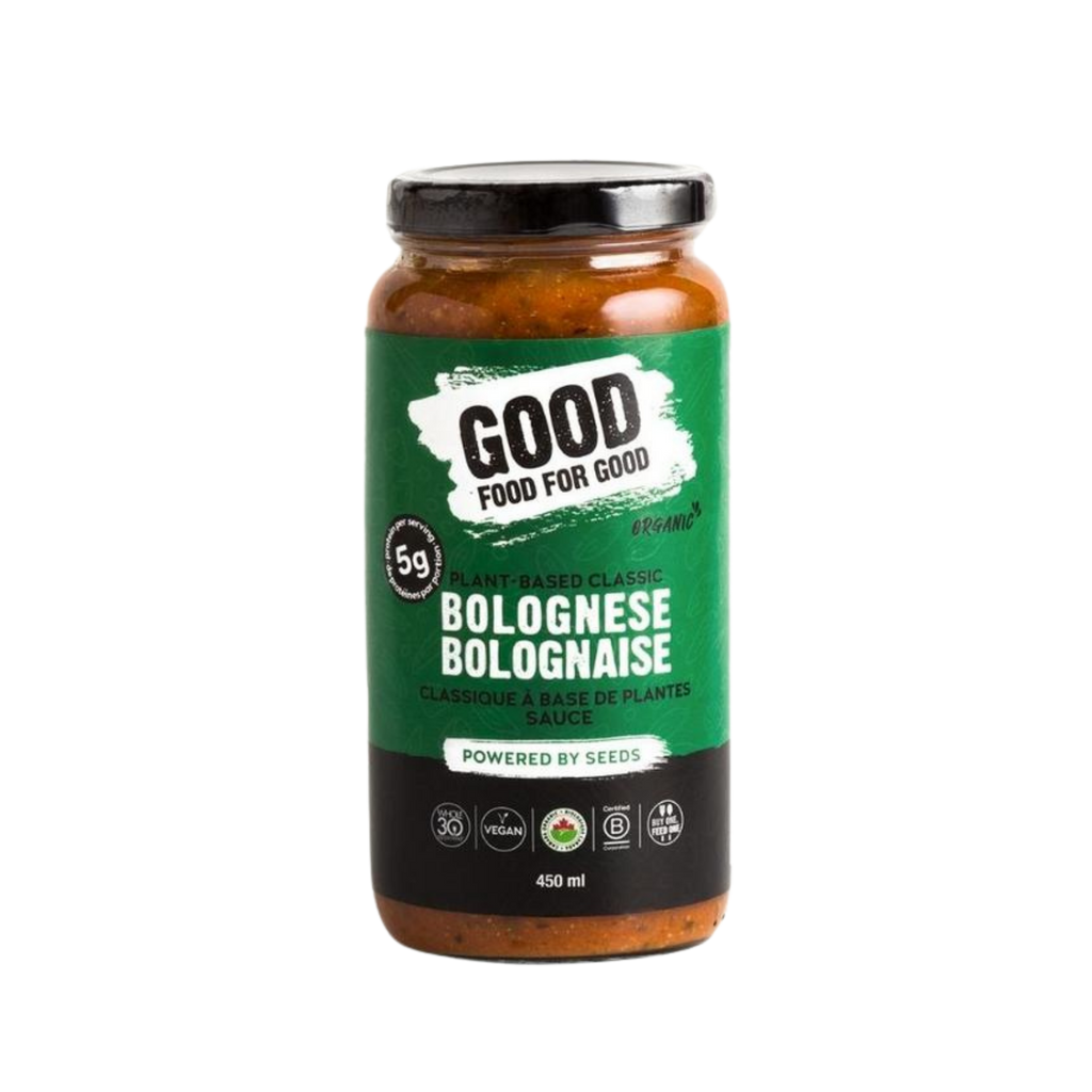 Good Food For Good - Plant-Based Bolognese Sauce