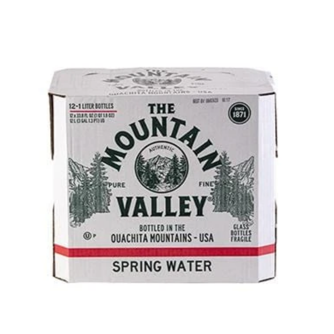 Mountain Valley - Spring Water 1L (Case of 12) | Coco Market