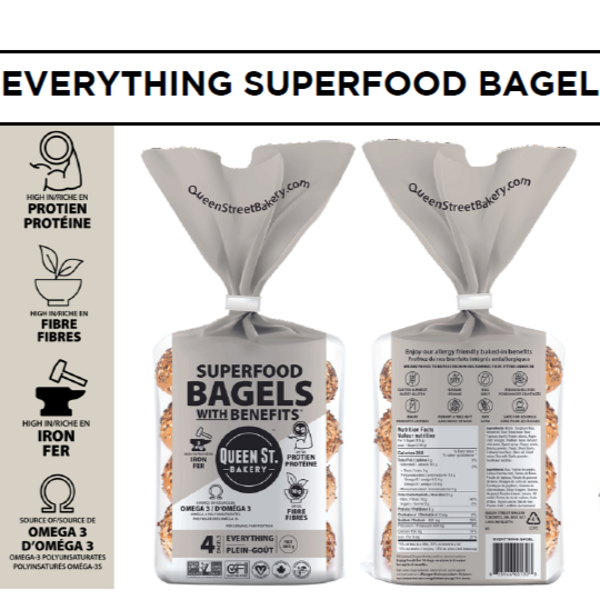 Queen St. Bakery - Superfood Bagels: Everything